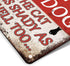 Beware Of Dog Sign Beware Of The Dog The Cat Is Shady Too Tin Sign Funny Dog Warning Metal Signs Dog Signs For Yard Fence Guard Dog Sign Outdoor D...