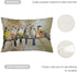 ITFRO Set of 2 Hand-Painted Oil Painting Rustic Forest Wildlife Birds Tree Branches Waist Lumbar Cotton Linen Throw Pillow Case Cushion Cover Long...