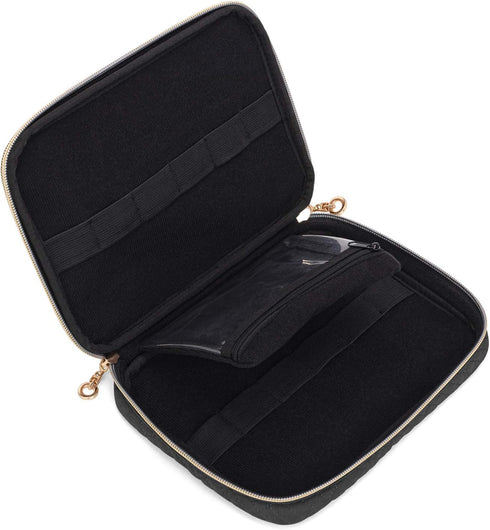 Teamoy Watch Band Storage Case Holds 12 Watch Straps, Travel Organizer Bag Compatible for All Series Apple Watch Bands or Smart Watch Bands, Black...