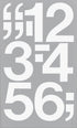 CHARTPAK Self-Adhesive Vinyl Numbers, 3 Inches High, White, 10 per Pack (01176)...