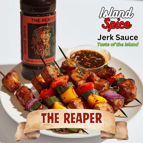 Island Spice "The Reaper" Jerk Sauce (Extra Spicy)...