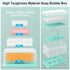 Clothes Cleaning Brush Soap Dispenser Foaming Box Multifunctional Scrubbing Brush Soap Saver Reusable Washing Brush for Laundry Shoes Carpet (Blue...