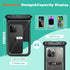 SUPFINE 2 Pcs Waterproof Phone Pouch Floating Case, Large Cell Phone IPX8 Dry Bag with Lanyard for iPhone 15 Pro Max/14/13/12/Galaxy S24 Ultra/S23...