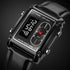 LED Digital Watch Men Analog Quartz Mens Watches Square Cool Creative Dual Time Zone Watch Waterproof Wristwatch for Men...