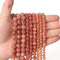 45pcs 8mm Natural Stone Beads Sunstone Chalcedony Beads Energy Crystal Healing Power Gemstone for Jewelry Making, DIY Bracelet Necklace...