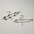 Caiyao Y2K Cool Punk Hollowed Out Pentagram Matching Beaded Bracelet Handmade Guitar Star Pendant Bracelet Aesthetic Imitation Pearl Beads Bracele...
