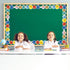 Whaline 32.8ft Outer Space Bulletin Board Borders Cartoon Solar System Die-Cut Rolled Border Trim for School Classroom Office Chalkboard Decoratio...