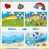 Vinlon Foil Fun Arts and Crafts Kits for Kids, Mess Free Kids Travel Activities Toys, DIY Art Craft Supplies, Gifts for Children, Boys and Girls A...