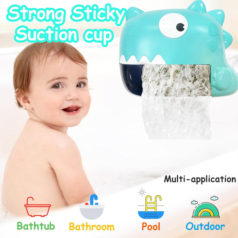 Bath Toys for 2-8 Year Old Boys: Baby Musical Bubble Machine Dinosaur Toys for Kids 3-5, Gifts for 3 4 5 6 7 8 Years Old Boys Birthday Toys for Ki...