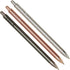 kikki.K Everyday Essentials Designer Collection - Metal Retractable Ballpoint Pen 3Pk Metallics, Features a Metal Barrel, Mix and Match Colors wit...