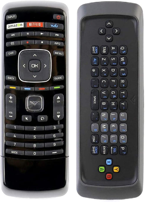 New XRT300 Dual Side QWERTY Keyboard Replace Remote Control with GiveAbay Netflix Vudu Key for VIZIO LCD LED Smart TV M322I-B2 M422I-B2 M492I-B2 M50...