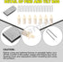 130Pcs Plantation Shutter Repair Kit Includes Plantation Shutter Pins Spring Loaded and Tilt Rod Louvers Staples Replacement for Shutter Panels Wi...