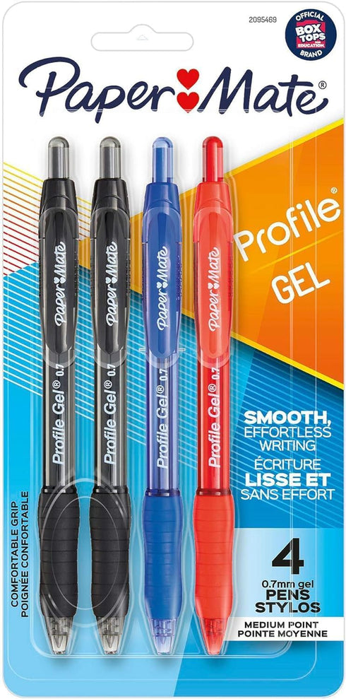 Paper Mate Profile Gel Pen, 4 / Pack...