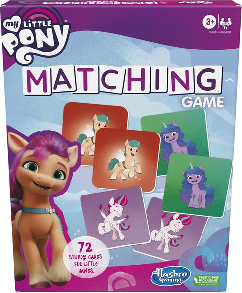 Hasbro Gaming My Little Pony Matching Game for Kids | 1+ Players | Preschool Board Games for Clasroom | Back to School Gifts | Ages 3+...