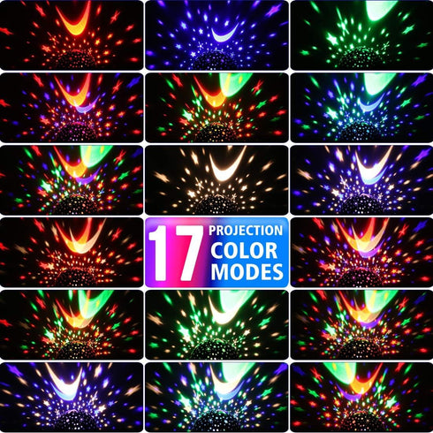 MOKOQI Star Night Light Projector for Kids with Timer - Glow in The Dark Stars and Moon, Best Gift for 1-14 Years Old...