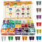 140 Pieces Fuses Automotive - Standard Blade Car Fuse Kit, Auto Fuse Assorted for Marine, RV, Camper, Boat, Truck (1A 2A 3A 5A 7.5A 10A 15A 20A 25...