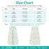 Bamboo Sleep Sack, 0.5 TOG Baby Wearable Blanket Sleep Sack 6-12 Months for Spring and Summer, Plant...