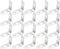 20pcs Thick Stainless Steel Corner Code 90 Degree Right Angle Reinforcement Angle Iron Triangle 40mm x40mm x16mm L Bracket Bracket...