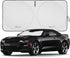 1-Piece Windshield Sunshade Foldable Car Front Window Sun Shade for Most Sports Cars SUV Truck - Best Heat Shield Reflector Cover - Blocks Max UV ...