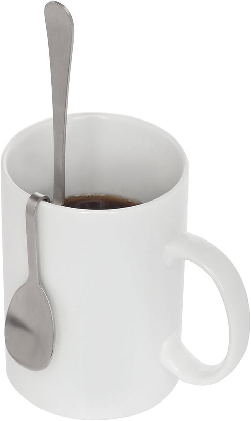 HIC Harold Import Co. Hanging Coffee and Tea Spoon Beverage Stirrer, Stainless Steel, 5.5-Inch -HIC, Set of 1...