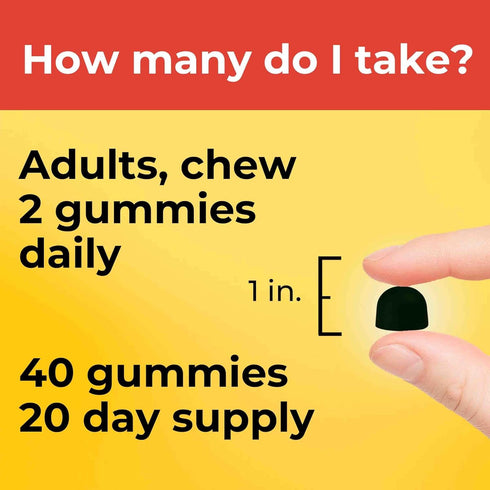 Nature Made Choline Supplements, Supports Liver Health, Nervous System Function and Brain Health, 40 Vegan Gummies, 20 Day Supply...