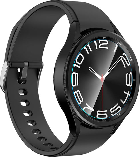 SPGUARD [2Pack Galaxy Watch 6 Classic 43mm Screen Protector, Auto-alignment Installation Kit Accessories Tempered Glass Screen Protector for ONLY ...