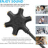 GINTOOYUN USB A/C Male to 5-Port 3.5mm Female Headphone Audio Splitter 5 Jack 3.5mm Stereo Music Sharer 1 Male and 5 Female Splitter Phone Compute...