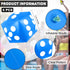 4 Pieces Jumbo Inflatable Dice 12.6 Inch Large Inflatable Dice Fun Giant Inflatable Dice Toy for Indoor Outdoor Lawn Game Pool Party Board Game, B...