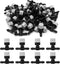 50Pcs 1/4" Micro Spray Irrigation Drippers Three-Way Integrated Atomizing Nozzle for Garden Greenhouse, Drip Irrigation System, Courtyard Cooling...