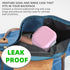 ARGOMAX Leak Proof Denture Bath Cup, Portable Soaking Denture Box, Denture Bath Case with Strainer, for Dentures and Braces (Pink + White)....