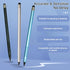 2PCS Stylus Pen for iPad, 2 in 1 Double-Ended Stylus Pen Universal for iPad/iPhone All Capacitive Touch Screens, Pencil Writing for Children/Stude...