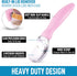 Zulay Ice Cream Scoop With Soft Easy Grip Handle - Ice Cream Scooper With Built-in Lid Opener - Heavy Duty Icecream Scoop With Non-Slip Handle For...