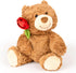 Cute Stuffed Bear 11.02 Inch Teddy Bear Stuffed Animal with Rose Small Teddy Bear Plush Toy Valentine's Day Stuffed Animal Bear for Girlfriend Kid...