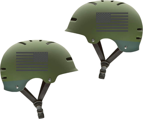 American Flag Sticker - Dark Gray - 5" x 3" (1 Pair) - Vinyl, Die Cut American Flag Decal - Best for Car Decals, Car Stickers, Truck Decals, Truck...