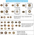 PH PandaHall 540pcs 18 Styles Spacer Beads, Antique Bronze Tibetan Alloy Jewelry Beads Bicone Flower Metal Spacers for Bracelet Necklace Jewelry M...