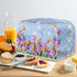 Toaster Oven Covers Extra Large Blue Flower Toaster Bread Maker Cover Quilted Toaster Cover 2 Slice Kitchen Small Appliance Covers, Toaster Cover ...