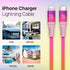 LAX Gadgets USB C to Lightning Cable - Apple MFI Certified Lightning Cable for iPhone 14/14 Plus/14 Pro/14 Pro Max, iPad, iPod - Durable Nylon Bra...