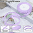 Light Purple Satin Ribbon 3/8 Inch x 25 Yards Ribbon, Wedding Bouquet Ribbon Pink Silk Ribbon, Silky Polyester Ribbon Shiny Fabric Ribbon for Hair...