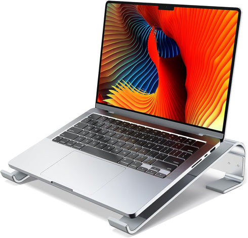 Laptop Stand for Desk, Aluminum Laptop Riser, Ergonomic Computer Stand for Laptop, Laptop Cooling Stand Compatible with for MacBook Pro/Air, Dell,...