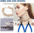 2 Pcs Split Ring Pliers Crimping Pliers Jewelry Jump Ring jewelry Pliers for Opening Split Ring or Key Chain, Wire Flush Cutter Pliers Set for Jew...