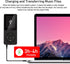 MP3 Player 32GB with Speaker Earphone Portable HiFi Lossless Sound MP3 Mini Music Player Voice Recorder E-Book HD Screen 1.8 inch Black Support up...