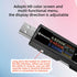 SEQURE USB Tester 4.5-30V LCD Digital Multimeter Volt-Ammeter Power Meter Type C Current Detector...