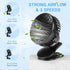 Clip Fan 5000mAh Rechargeable Battery Mini Fan with Clip on Fan Sturdy Clamp 3 Speeds Portable Tent Camping Fan Handheld Small Desk Desktop Table ...