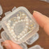 10Pcs White Storage Box, Mini Square Clear Plastic Organizer, Lightweight Travel Kit for Earplugs, Jewelry, Beads, Coins, Craft Gadgets - Approx O...