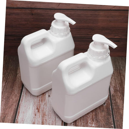 2pcs Soap Bottle Dispenser Cosmetics Holders Chemical Container Bottle with Pump...