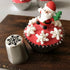 4 PCS Christmas Pastry Icing Piping Nozzles,Special Stainless Steel Russian Piping Tips Set,Cake Decorating Tools(1 Christmas Tree,2 Snowflake,1 L...