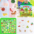 Reusable Sticker Book for Kids, Farm Stickers Educational Learning Toys Travel Stickers Activity Books for Toddler Girls Boys Age 3+ Birthday Gift...