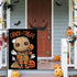 Halloween Trick or Treat Sam Small Decorative Garden Flag, Spooky Ghost Jack O Lantern Pumpkin Black Yard Lawn Outside Decor, Funny Holiday Burlap...