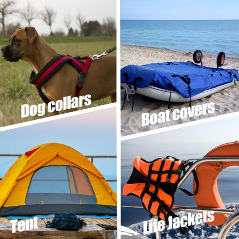 YGDZ Buckles 1", Buckles for Straps 1 inch 5 PCS, 10PCS Tri-Glide Slide Set, Plastic Quick Side Release Buckles Heavy Duty Dual Adjustable Strap C...