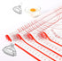 5 pcs Pizza Tools Set incl Dough Roller and Docker and Silicone Pastry Dough Mat and Dough Scraper Cutter Time-Saver Dough Tools Set (5 pcs)...